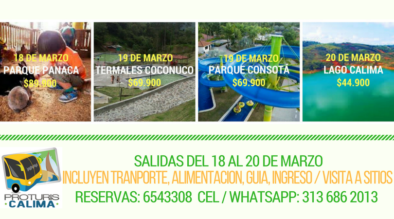 proturiscalima's tweet image. Este fin de semana tenemos las mejores pasadías &amp;amp; mejores precios. Reserva tu cupo en el 6543308 CEL/WA: 3136862013 PROTURISMOCALIMA.COM