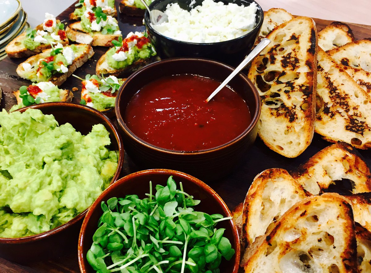 Insights; Breakfast - Smashed Avo, Sourdough, Goats Cheese, Chipotle. @nick146143 <a href="/compassgroupuk/">Compass Group UK & I</a> @