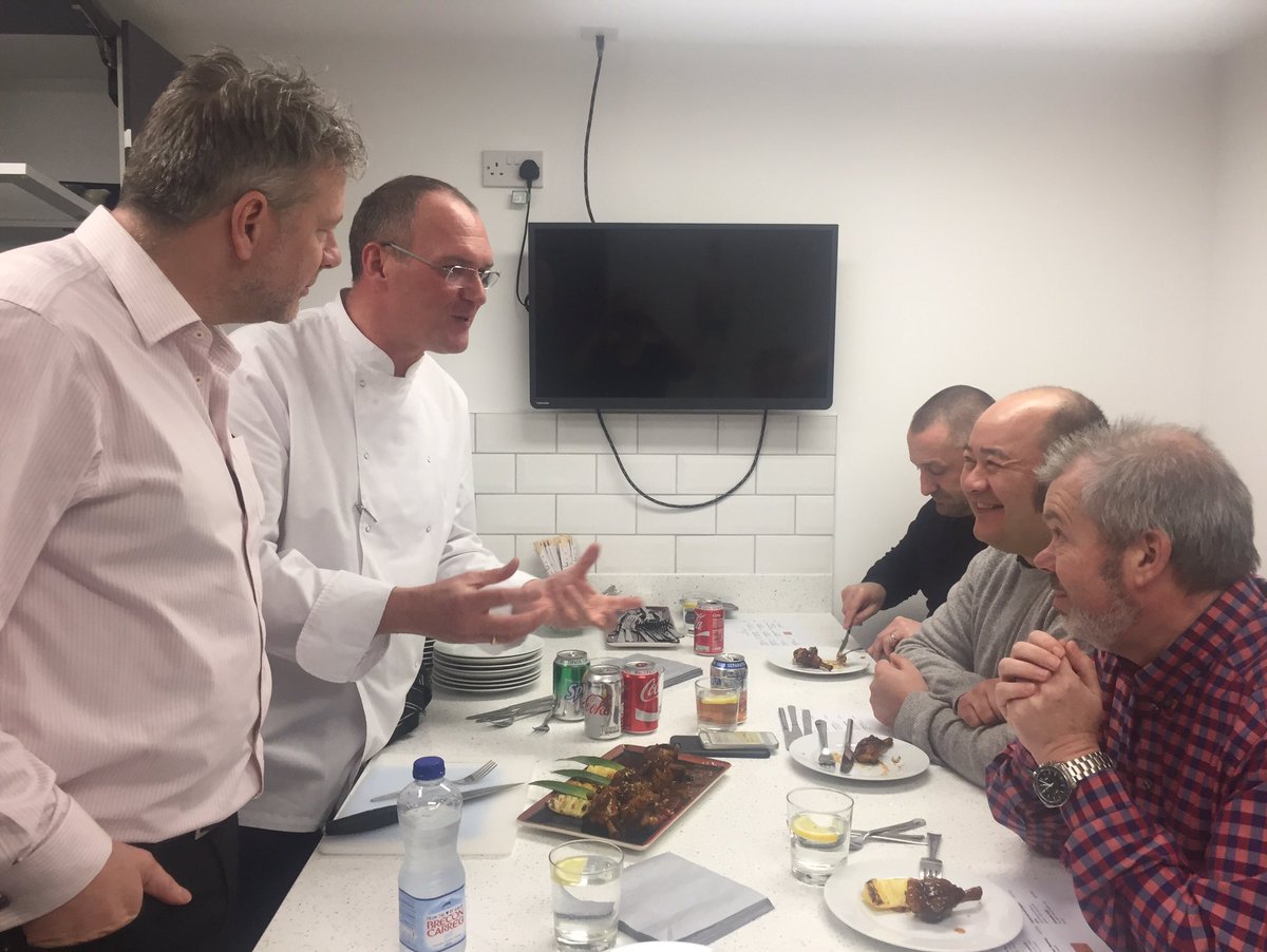 jianleigh's tweet photo. #FeelingThePassion - an afternoon with expert chef David Grainger, colleagues &amp; @FoodPartnersJCA on dish ideas &amp; menu innovation. https://t.co/tWhC0kYmZS