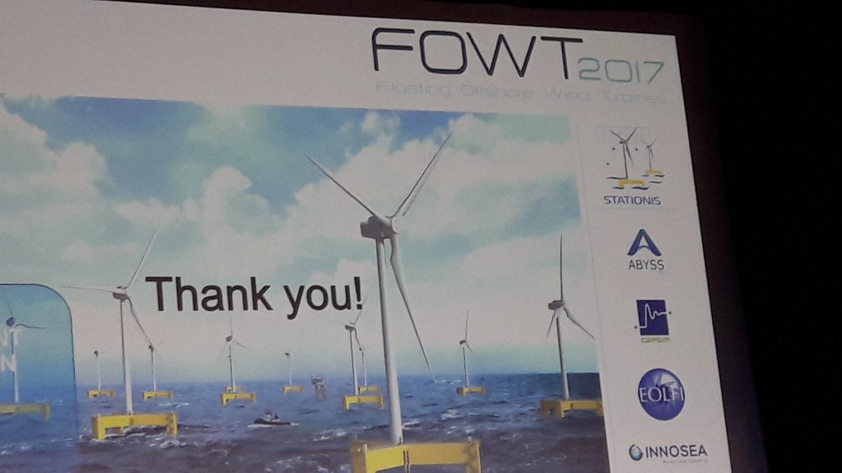 Eolfi_'s tweet photo. @Eolfi_ #Stationis R&D project presented by Abdelmalk Ouchatti from #FOWT2017 https://t.co/NdJYXNuE9B