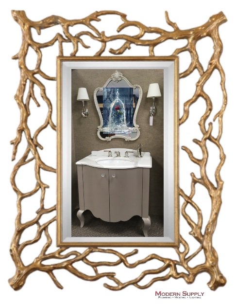 ModernSupplyCT's tweet photo. Who is counting down to Beauty and the Beast? We are! Come take a look at a vanity on display that was inspired by the new movie. #beauty https://t.co/eKKOpWBlxa