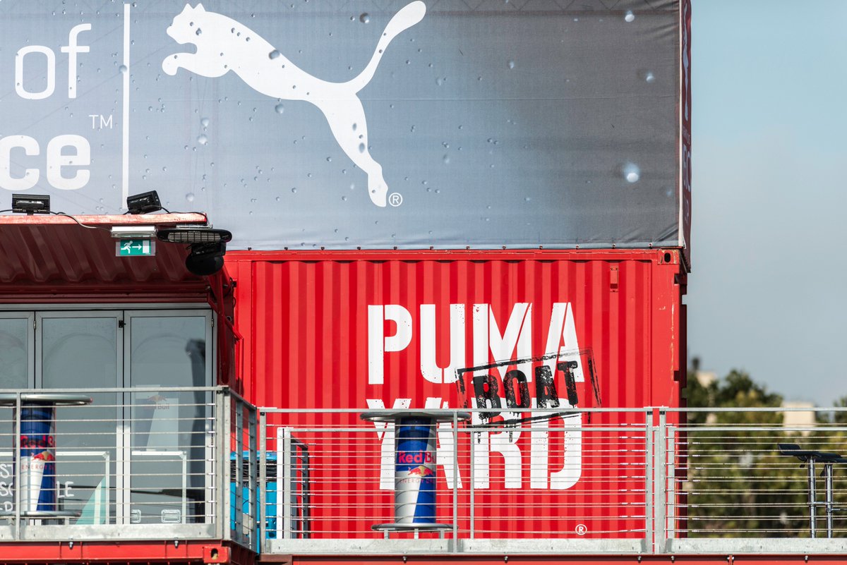thinkubik's tweet image. #ThrowbackThursday: The Puma Yard was constructed as an on-site experience for guests during the America’s Cup back in 2013. #thinkubik