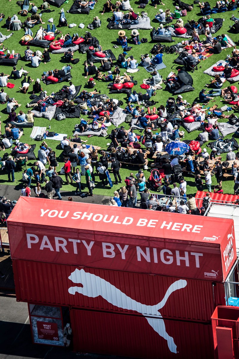 thinkubik's tweet image. #ThrowbackThursday: The Puma Yard was constructed as an on-site experience for guests during the America’s Cup back in 2013. #thinkubik