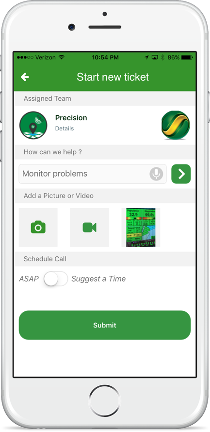 agrisync's tweet photo. With AgriSync 2.0, we have a new look! Check out the updated Create a Ticket screen and Feedback page. Simplified and Easy-to-Use! #agapps https://t.co/Jdt2NJvI6z