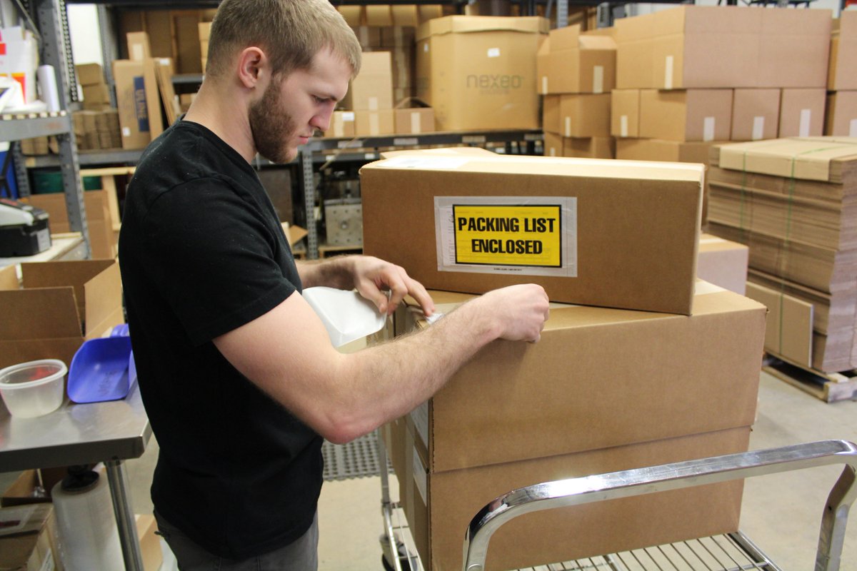 Our warehouse manager, Will, makes sure our shipping and receiving runs smoothly. #BestPracticesAtAnchor