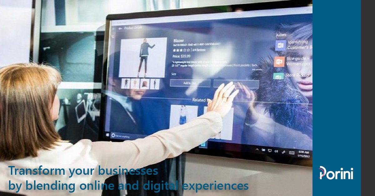 PoriniGroup's tweet photo. Discover how #DigitalTransformation is reinventing the customer shopping experience. https://t.co/3q0WqDV0hF https://t.co/1ctCZToied