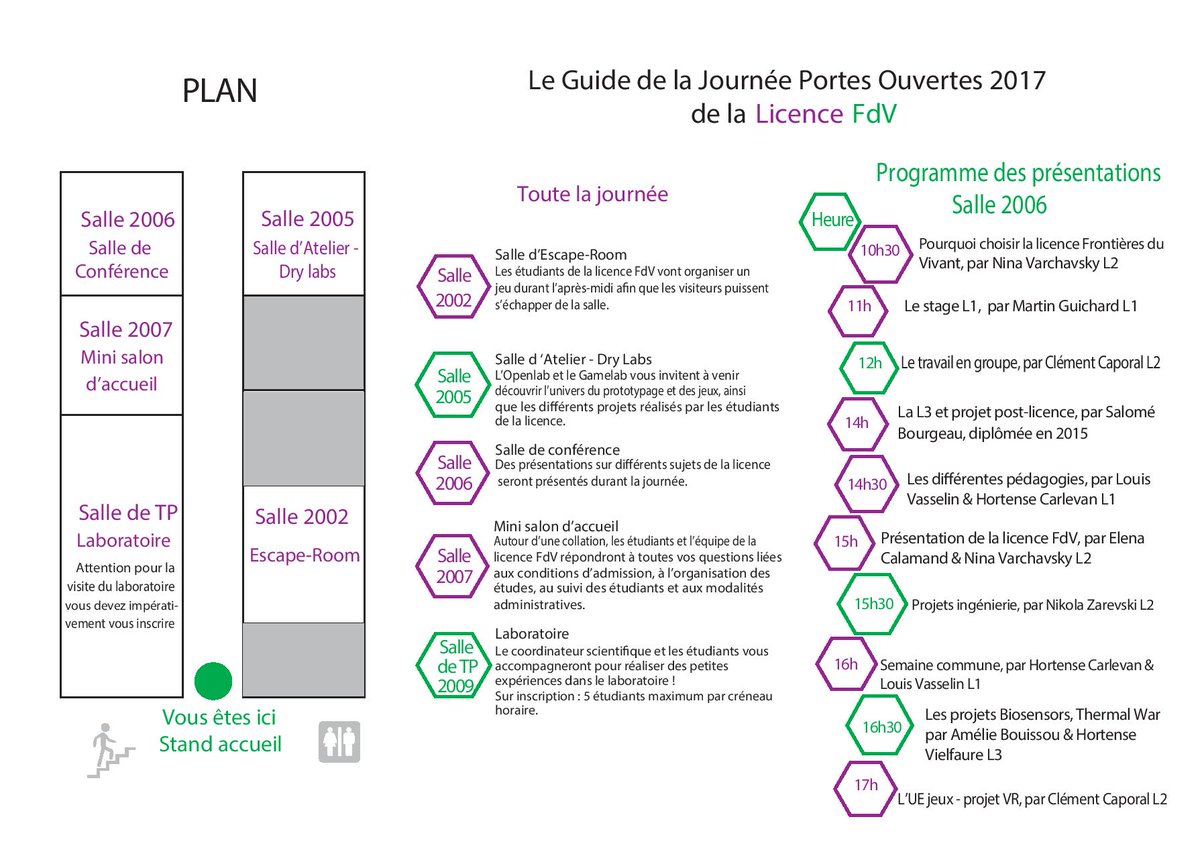 licencefdv's tweet photo. Journée Portes Ouvertes @licencefdv samedi 18 mars de 10h à 18h ! Rdv @UParisDescartes au 24 rue du Faubourg St Jacques, 75014 Paris https://t.co/n6VdFkd9aD