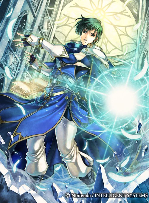 【宣伝】本日3/16発売のファイアーエムブレム0(サイファ)第8弾にて「シレジアの勇者 セティ」「燦然たる賢者 セティ」の2枚を描かせていただきました!よろしくお願い致します～! https://t.co/UBd8xLuwje  #FEcipher 