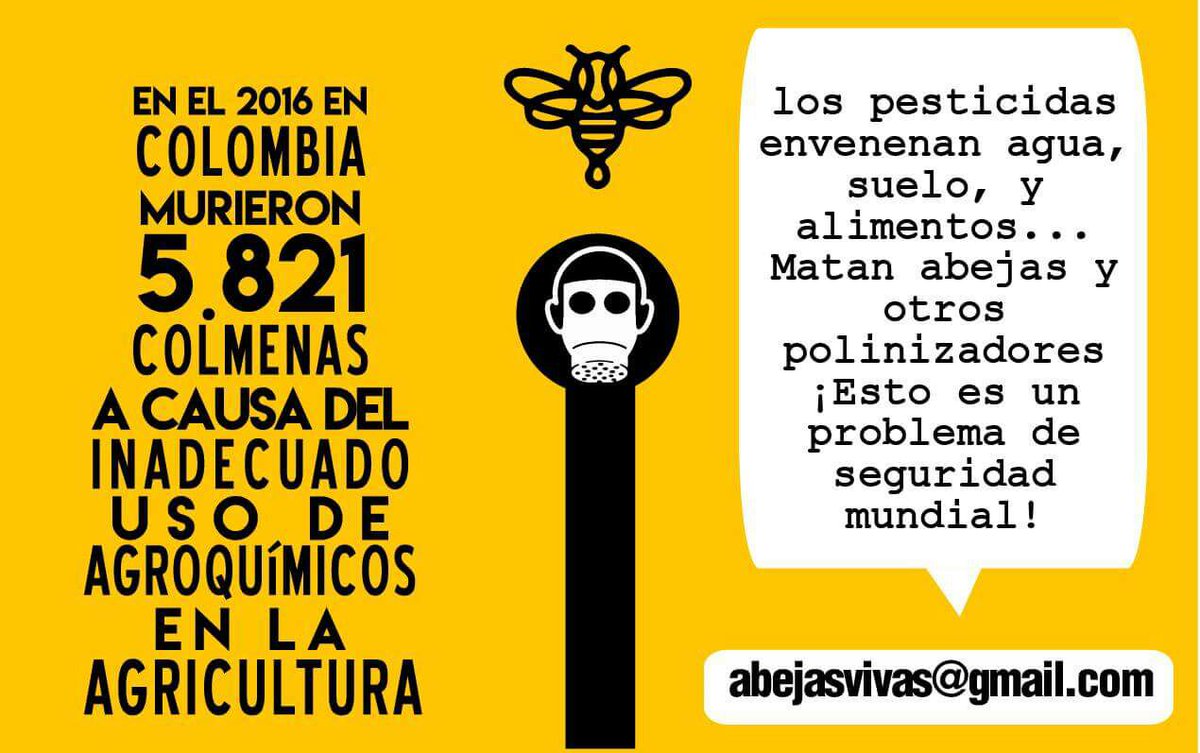 AIAFcolombia's tweet photo. @OCAUnal en lanzamiento de observaciones de conflictos ambientales los #Apicultores presentes luchando contra  #plaguicidas y #agrotoxicos https://t.co/viMg5489Fk