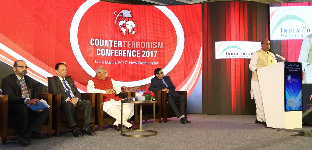 The Union Home Minister, Shri <a href="/rajnathsingh/">Rajnath Singh</a> addressed Counter Terrorism Conference in New Delhi rajnathsingh.in/the-union-home… #CTC2017