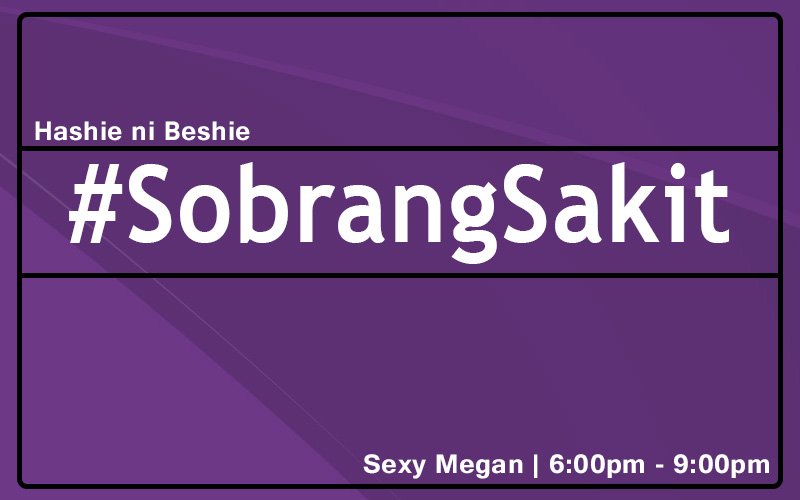 YesFMManila's tweet photo. #SobrangSakit malamang may jowa na si crush.
Makinig na kay @DJSexyMegan: https://t.co/Qn7O9s9Yae https://t.co/WHFGodKXlU