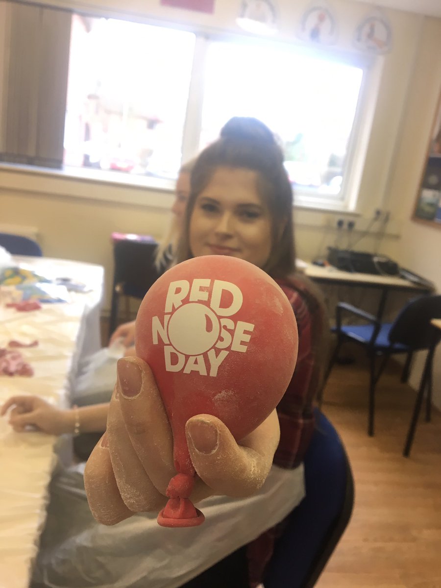 chloeread155's tweet photo. #comicrelief stress ball making https://t.co/mHgjcKiY00