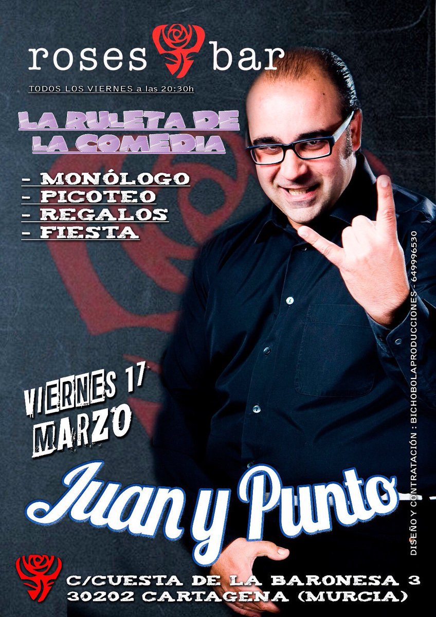 Monólogo de <a href="/juan_ypunto/">Juan Y Punto</a>  En <a href="/gruporoses/">Roses Bar</a> - 17 marzo