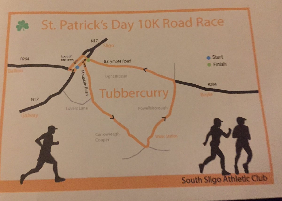 Course routes for 5k &amp; 10k Routes tomorrow #SSAC