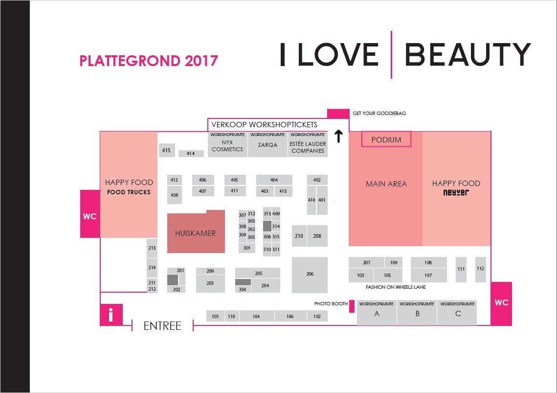 DAMES! Hierbij de plattegrond en exposantenlijst! 7000m2 gevuld met beauty, fashion, lifestyle &amp; food! Klik hier: bit.ly/1SLZ4ZU