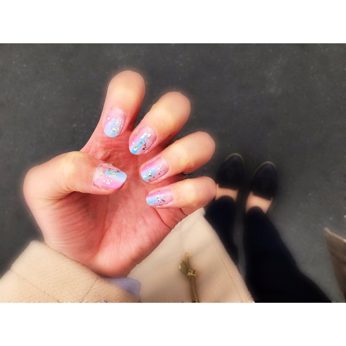 Lico Nails On Twitter セルフネイル 塗りかけネイル ピンク