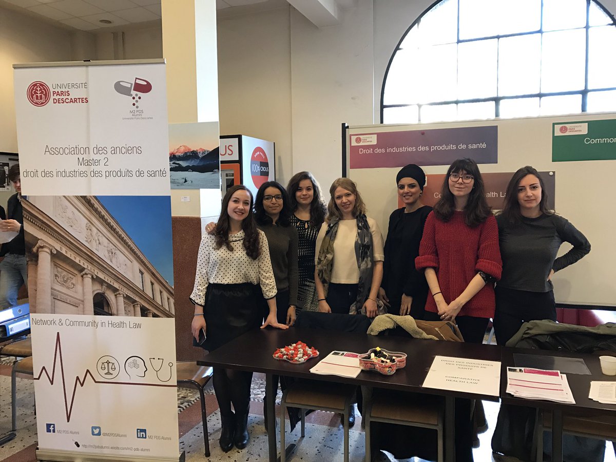 M2PDSAlumni's tweet photo. M2 PDS Alumni au #ForumMasterDroit @Instidroitsante @UParisDescartes @DroitDescartes https://t.co/LVDTUkUfSx