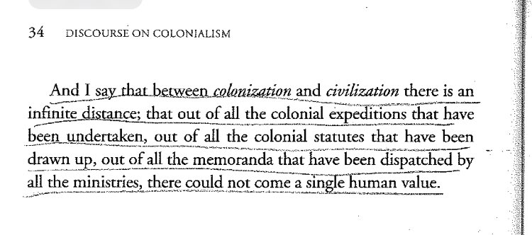 PalmTreesnGz's tweet photo. #Cesaire #DiscourseOnColonialism https://t.co/SjKEig1MQF