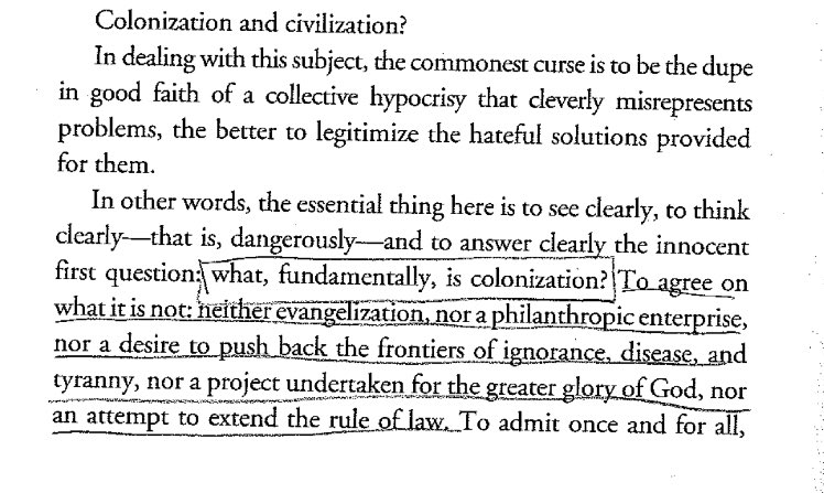 PalmTreesnGz's tweet photo. #Cesaire #DiscourseOnColonialism https://t.co/SjKEig1MQF