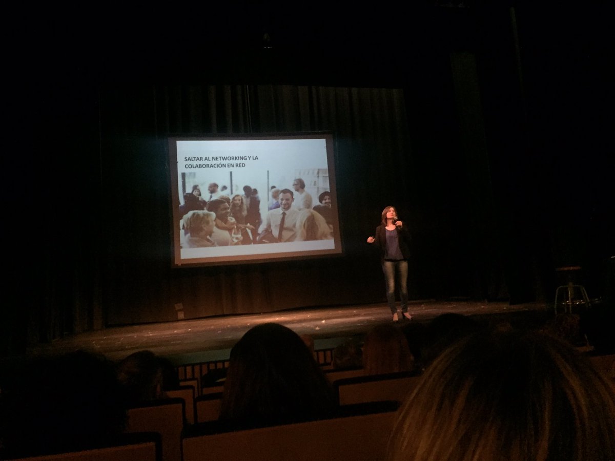 estumarca's tweet photo. Es clave Saltar al #Networking y la colaboración en red @Cristinamulero en #TuMarcaTuEmpleo https://t.co/xNnzoJAvjZ