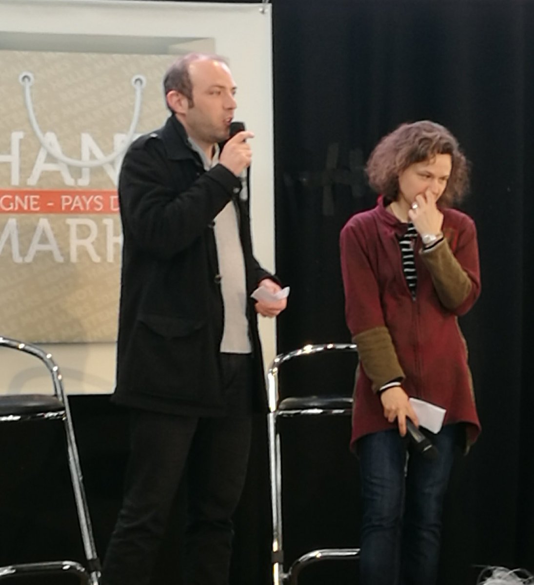 MireillePuren's tweet photo. #HandiMarket les entreprises du secteur du handicap sont une vraie plus-value sociale pour notre métropole @metropolerennes https://t.co/w1h6MRFi1V