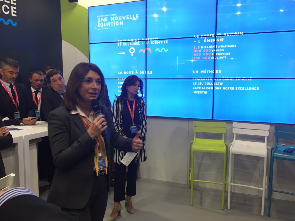 Gometmedia's tweet photo. [Direct] La Métropole #Aix #Marseille #Provence vient draguer les investisseurs au @MIPIMWorld à #Cannes. @MartineVassal en stand-up Go ! https://t.co/ZfiKoBKACQ