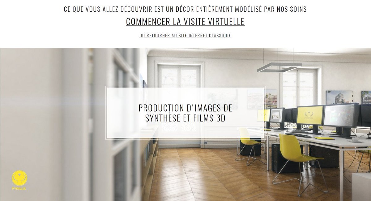 agencepyralis's tweet photo. Prêt à vivre l’#expérience de la #virtualité ? Découvrez-vite notre #nouveau site Internet : https://t.co/44YxF0KKVn #lancement  #images3D https://t.co/eXN0uT1Yvy