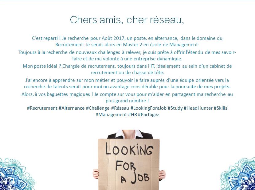 Maeva_Lnd's tweet photo. En pleine CDFR, j'en profite ! Joignable à maeva.lenormand@hotmail.fr #LookingForAjob #Recrutement #HR #Alternance https://t.co/I3ZYZk3VRN