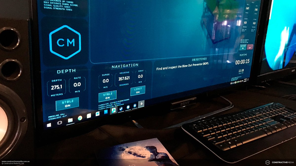 constmedia's tweet image. Lots of fun showcasing Virtual Reality at the @RioTinto Innovation Festival hosted at @ScitechWA!