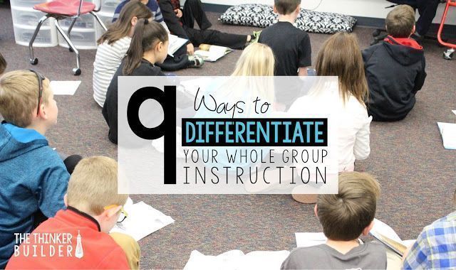 kellys3ps's tweet photo. 9 Ways to Differentiate Your Whole Group Instruction https://t.co/4THAyPZMwx https://t.co/eXkQmRFJsS