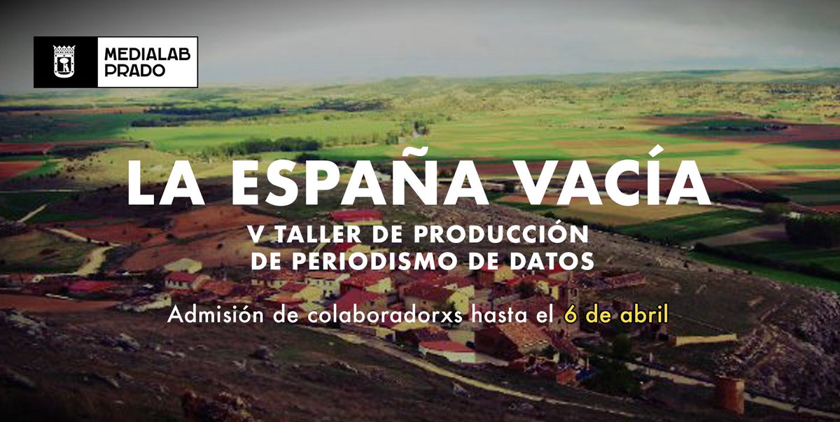 Aquí tenéis los proyectos del Taller de periodismo de datos. El 7 abril empezamos a explorar la España vacía! #tpd17 medialab-prado.es/article/v-tall…