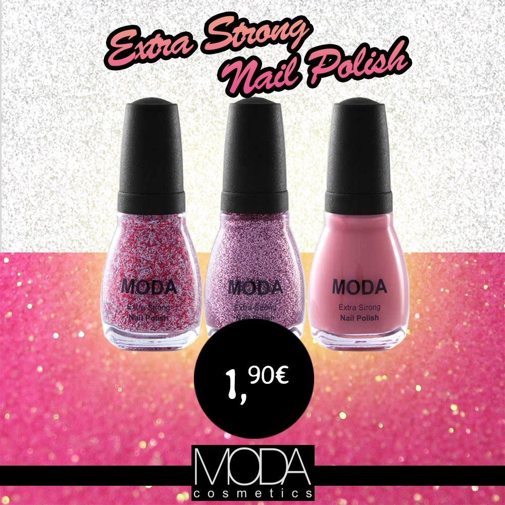 modacosmeticseu's tweet photo. Moda Cosmetics Extra Strong Nail Polish 1,90 Euro for Shopping : https://t.co/t4VkNE534s #modacosmetics #nailpolish #makeup #nails #oje https://t.co/yfCWm33dgJ