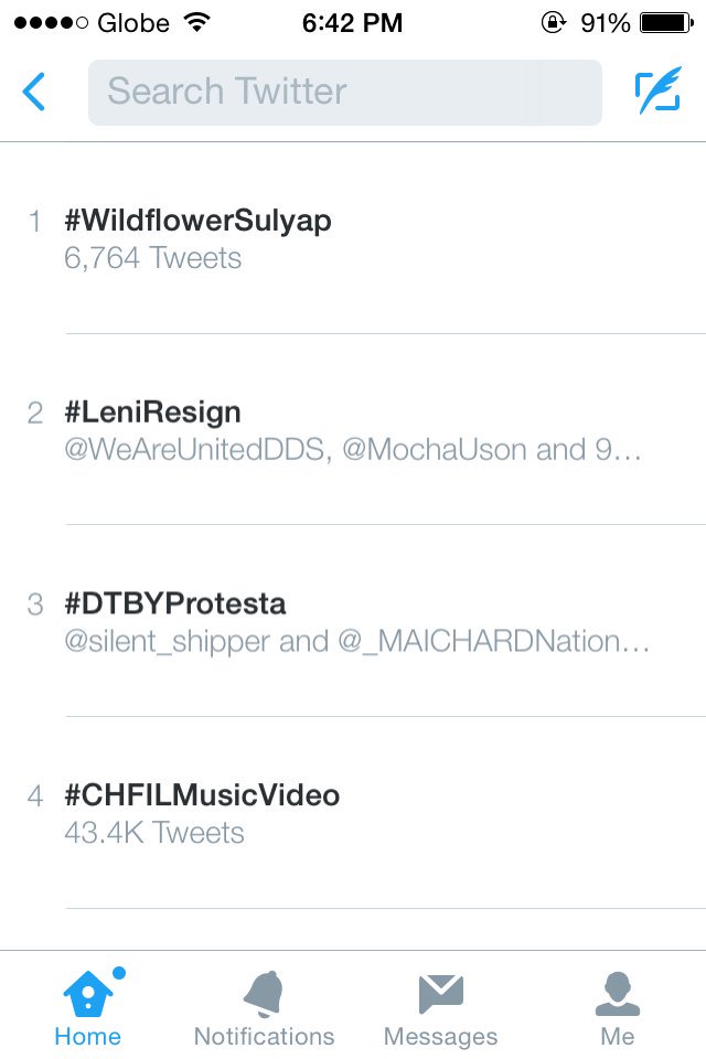 edcsantos's tweet photo. Top 2 trending topic na tayo @MochaUson  @srsasot  @tontoncontreras 
#leniresign https://t.co/dRbYbv4Mgm