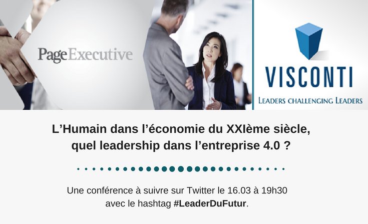 isabellebastide's tweet image. RDV à 19h30 pour la conférence @Visconti__/@PageExecutive sur le #leadership dans l'entreprise 4.0. Hashtag à suivre 👉#Leaderdufutur.