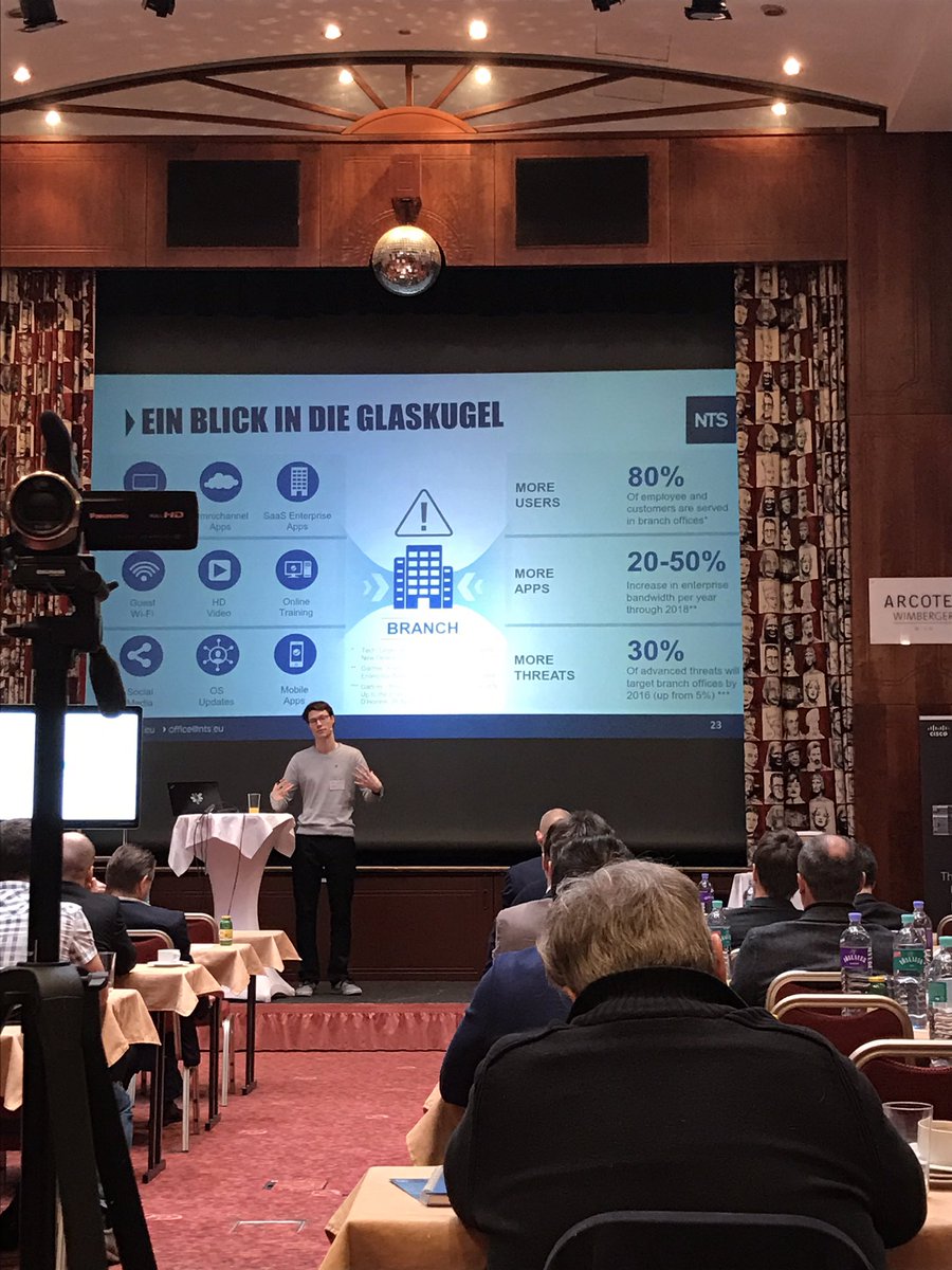 <a href="/NTSAG/">NTS AG</a> gibt einen Blick in die Zukunft! Mehr User, Apps und Sicherheit #IWAN <a href="/Cisco_Austria/">Cisco_Austria</a>