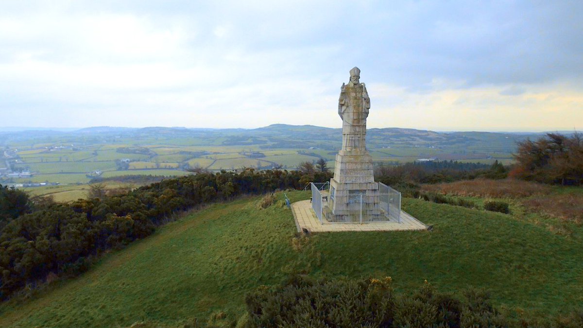 lorraineelizab6's tweet photo. #Statue #StPatrick at #SlievePatrick nr #Saul Co #Down where he began his 1st church in a barn of #Dichu's & where he died #FolkloreThursday https://t.co/l4D3NOXQAa
