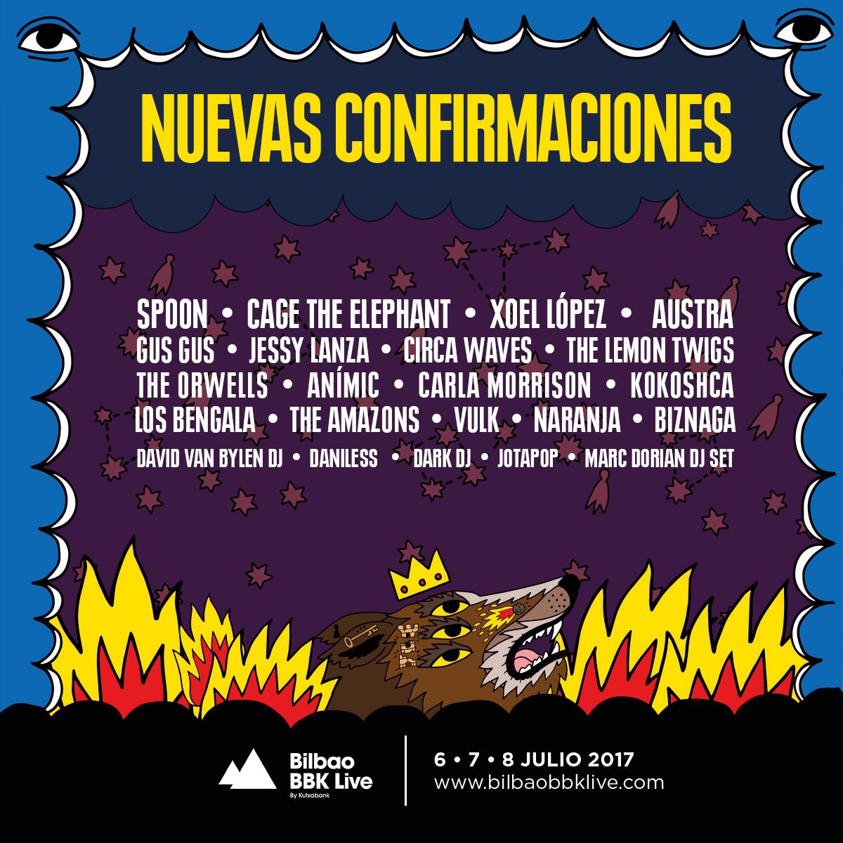 BBK Live 17 / Nuevas confirmaciones: Cage the Elephant, Spoon, The Orwells, Austra, Lemon Twigs, Kokoshca, Biznaga... ¡A esperas del remate definitivo! - Página 6 C7COTwVWoAEA9Qm