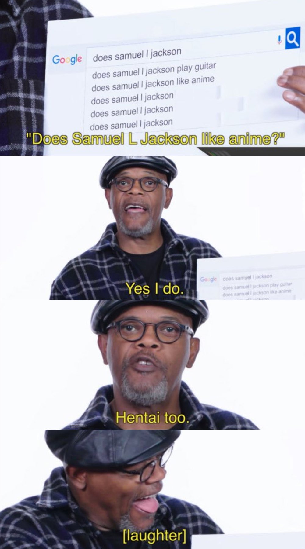須藤玲司 サミュエルだけど質問ある サミュエル L ジャクソンは って入力すると アニメ好き って自動補完されるけど そうなの そうだよ ヘンタイ エロアニメ も好きだよｗｗｗ T Co Kqou90mplh 英語圏でhentaiが話題