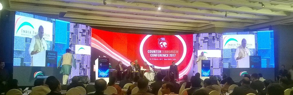 AjayDhawle's tweet photo. Home Minister Shri @rajnathsingh Ji  begins his address at valedictory session of @ctconf2017 #CTC2017 https://t.co/YAnt6sR53V