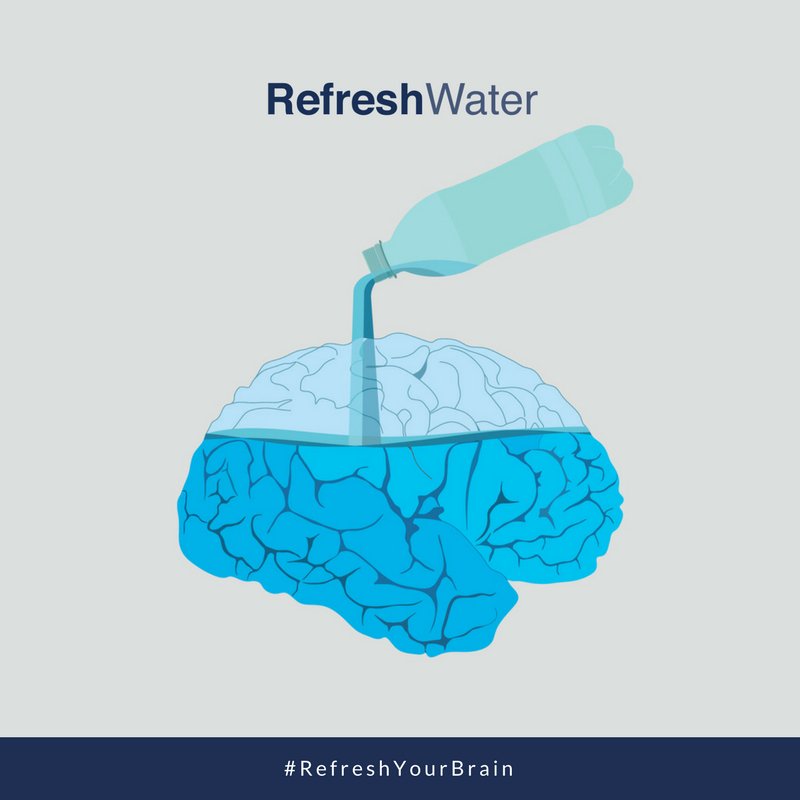 RefreshWater_'s tweet photo. The most powerful computer on Earth (your brain) is powered by water. So stay hydrated #ThirstyThursdays #RefreshYourBrain #ThursdayThoughts https://t.co/ECyaRdrfyy