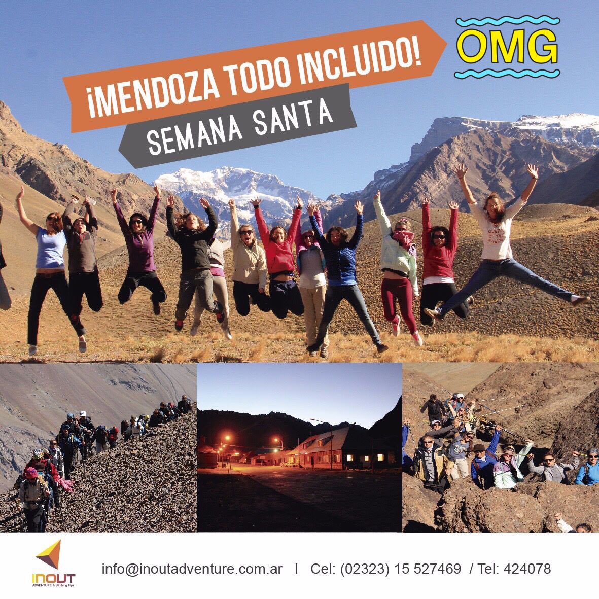 InOutAdventure's tweet image. Ya falta poco 🙌🏽☝🏾✌🏽 #semanasanta #Mendoza #todoincluido #trips #Viajes