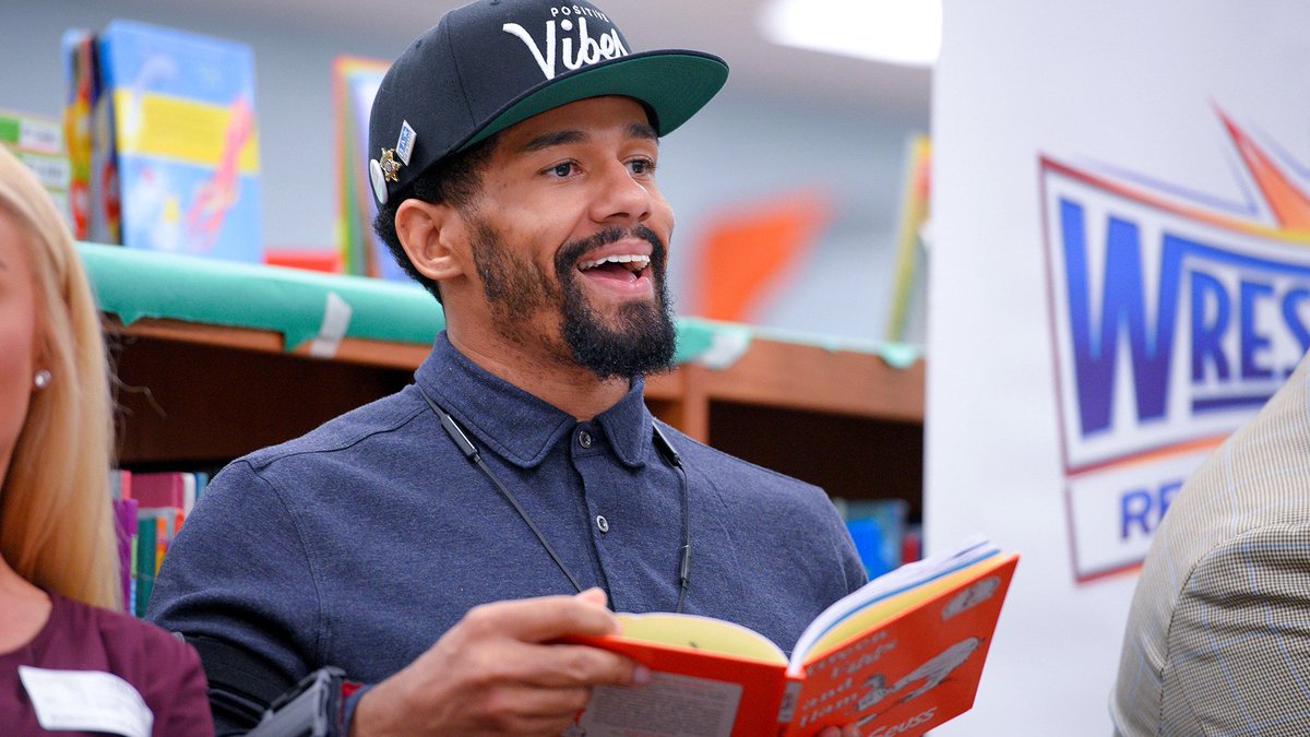 fredrphotos's tweet photo. WWE and @FirstBook host a #WrestleMania reading celebration photos now in gallery! View them here: https://t.co/V0Fm4gUXKi (@DarrenYoungWWE) https://t.co/VX1ash0qwN