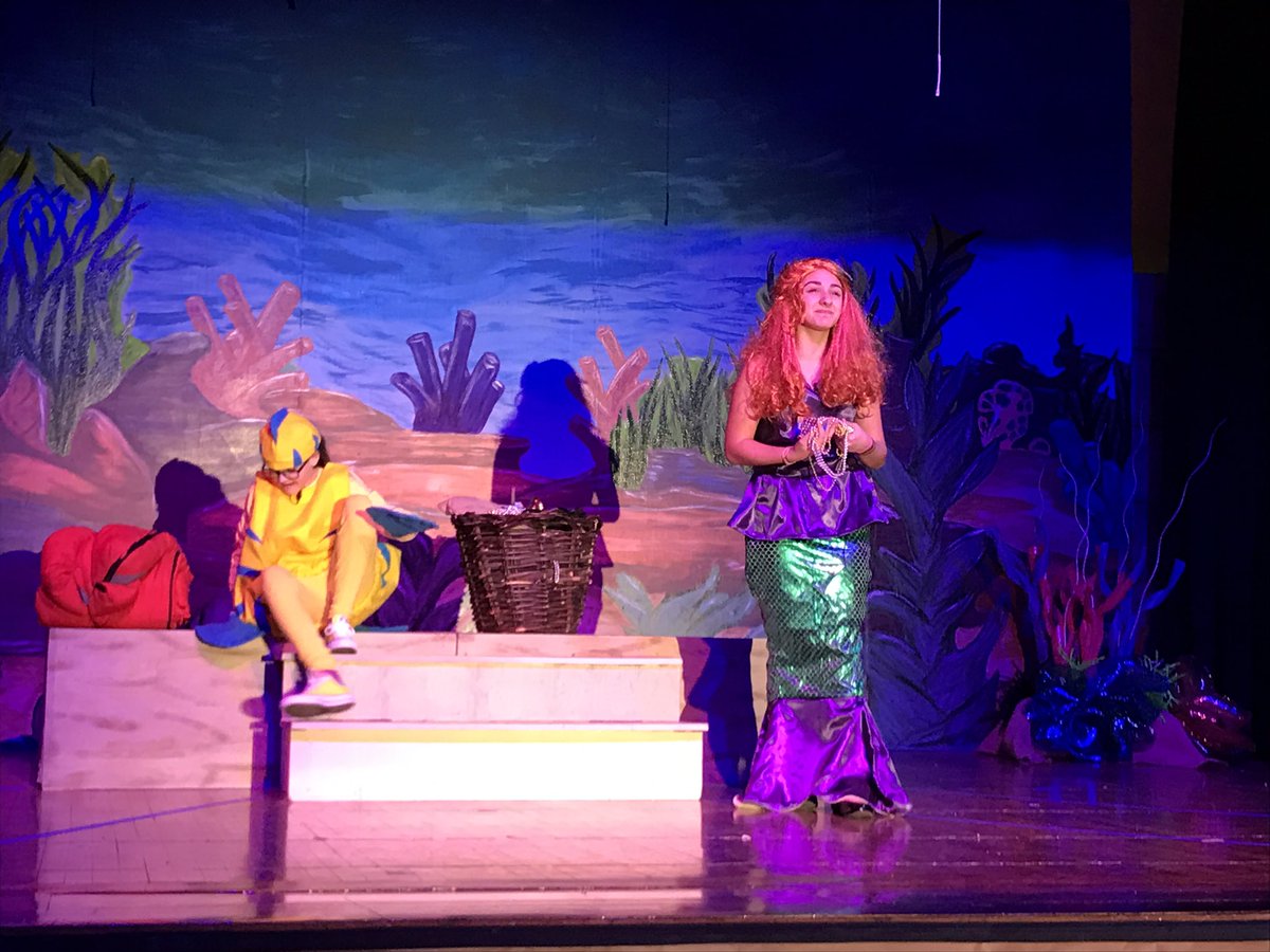 MPSTheater's tweet image. Today's the day! See you all Under the Sea with Ariel and her pals. @Warrior_News @mps_prs_music #littlemermaidjr