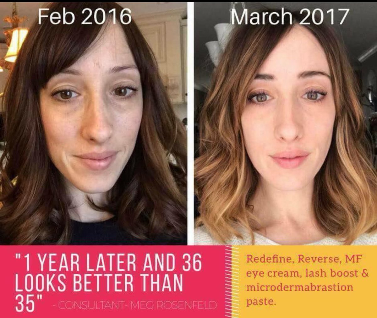 EmBaines22's tweet image. It's never too late! This R+F customer definitely got her GLOW ON! #Redefineregimen #Reverseregimen #multifunctioneyecream #rflashboost