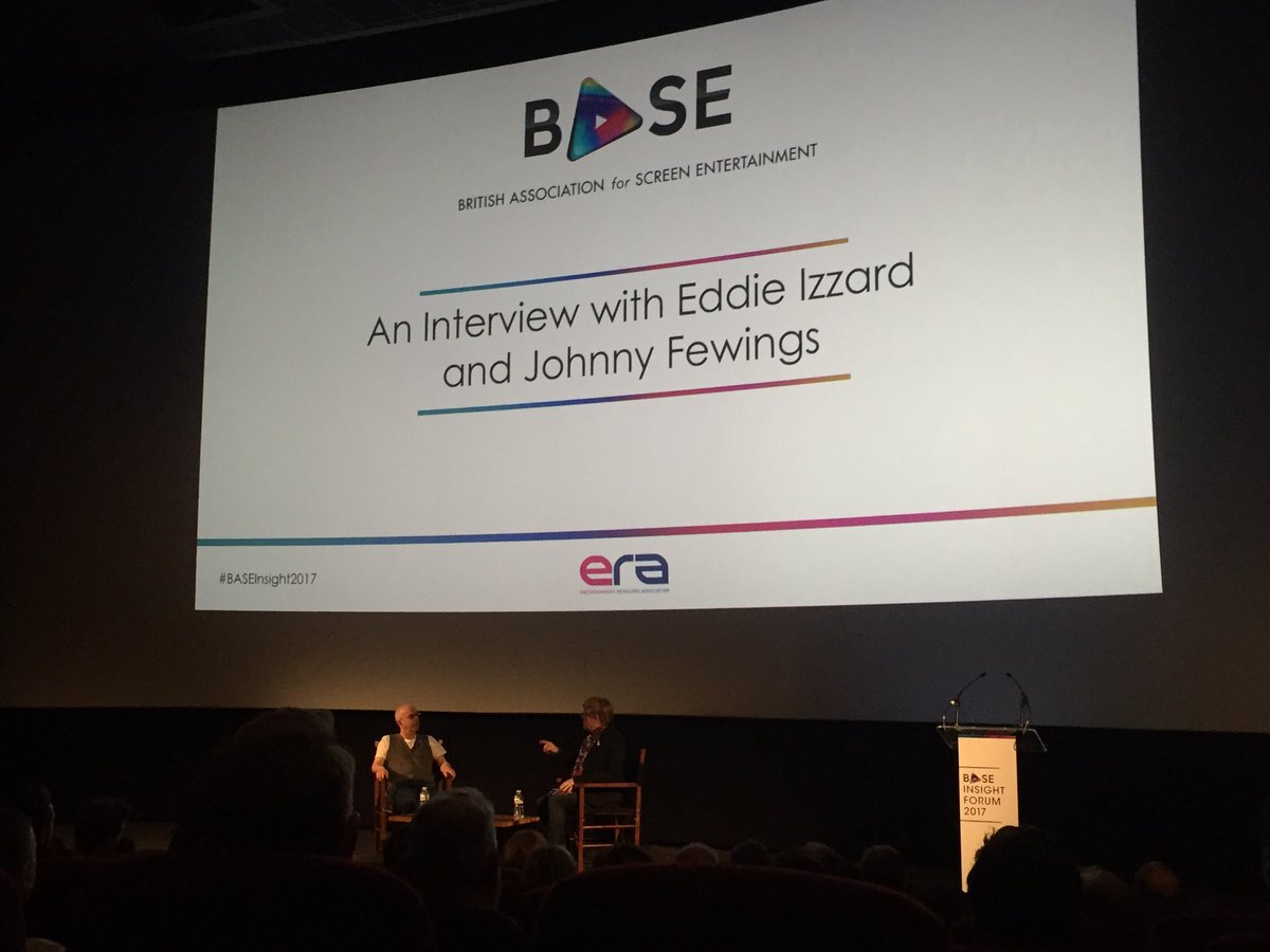 BASE_org's tweet photo. We are delighted to welcome the wonderful &amp; brilliant @eddieizzard as our special guest #BASEInsight2017 https://t.co/snHI78r2s4