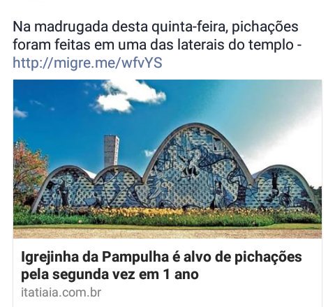 BostilLadronil's tweet photo. Picharam a igreja da Pampulha em Belo Horizonte.

De acordo com os petistas, pichação é manifestação cultural.
É uma forma de comunicação:
😡 https://t.co/WcFxqNva4j