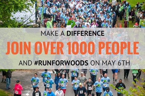 Act fast! #RunforWoods early bird registration ends soon! Sign up at runforwoods.org by midnight on Friday, March 17 and save $5!
