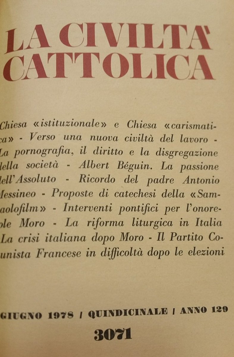 civcatt's tweet photo. "Temo questa deformazione della #libertà che non fa più accettare né vincoli né solidarietà" https://t.co/zJIsXV9HZm #aldomoro https://t.co/DvZGYDyTVu