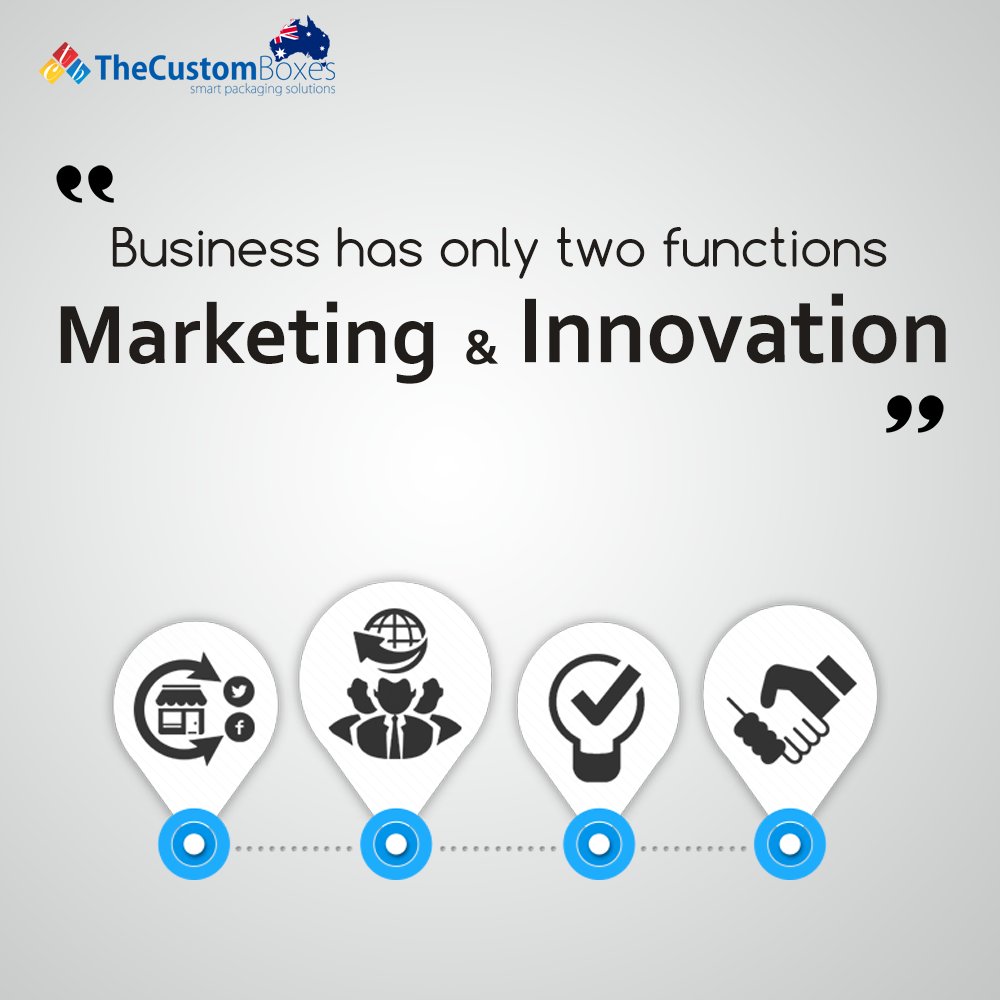 TcbAus's tweet photo. Business has only TWO Functions
REQUEST QUOTE : https://t.co/FwOML2DuJC
#Marketing #Innovation #Packaging #TheCustomBoxesAustralia https://t.co/csNBHDGY8t