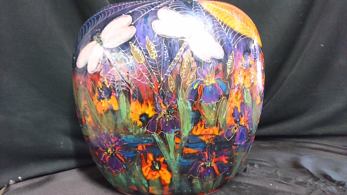 anitabharris's tweet photo. #sot2021 #365daysofculture #visitstoke Stoke lots of colourful pieces hot from the kiln today some of these have had several firings https://t.co/P6OQJFNM2p